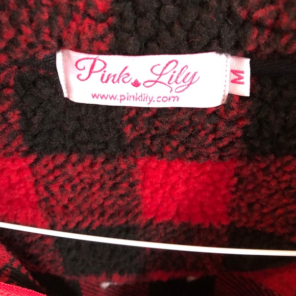 Pink Lily half zip pullover - Picture 3 of 3